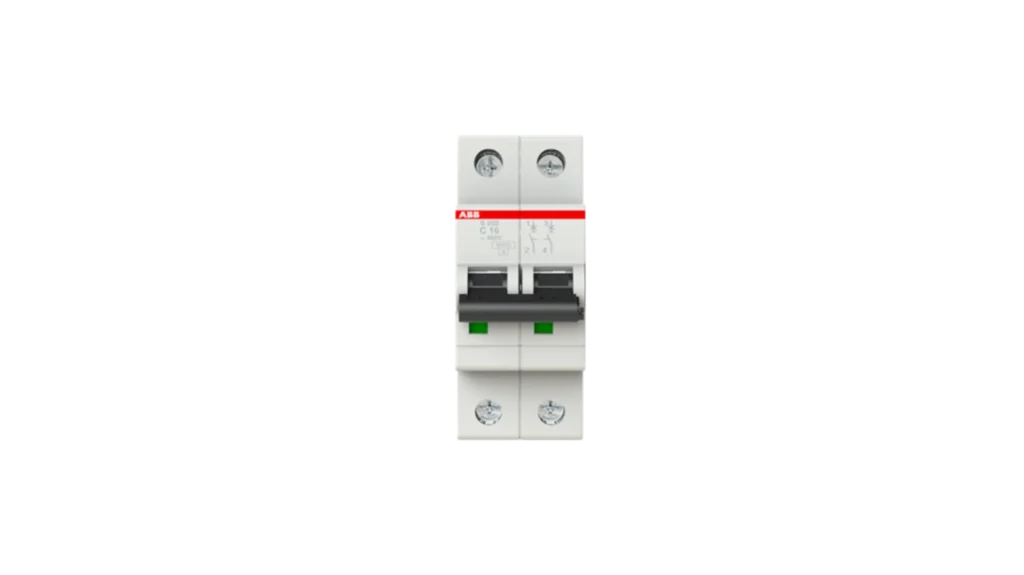 ABB S202 — Disjoncteur bipolaire 16 A